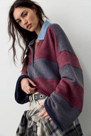 We The Free Bubble Gum Rugby Sweatshirt