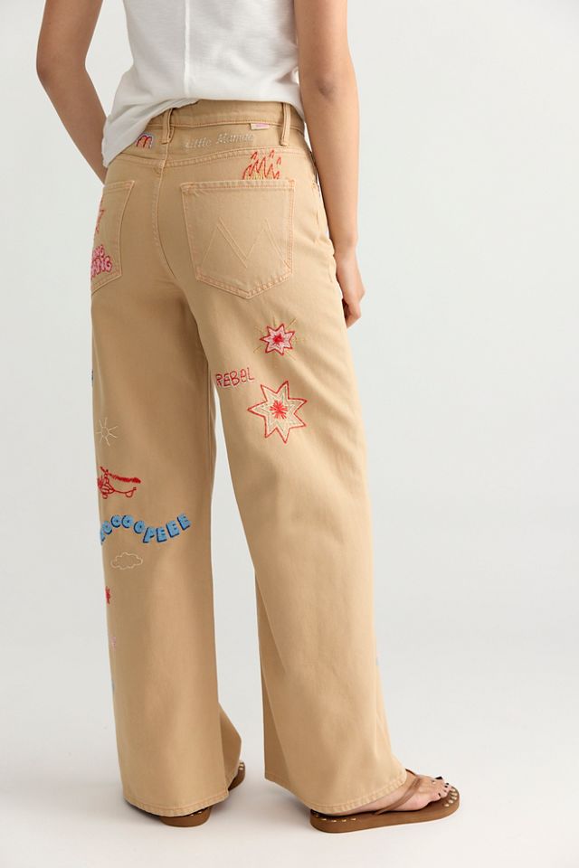Snacks! by MOTHER The Mid-Rise Double Dip Nerdy Jeans #1