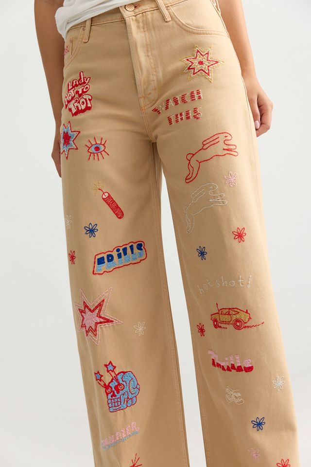 Snacks! by MOTHER The Mid-Rise Double Dip Nerdy Jeans #3