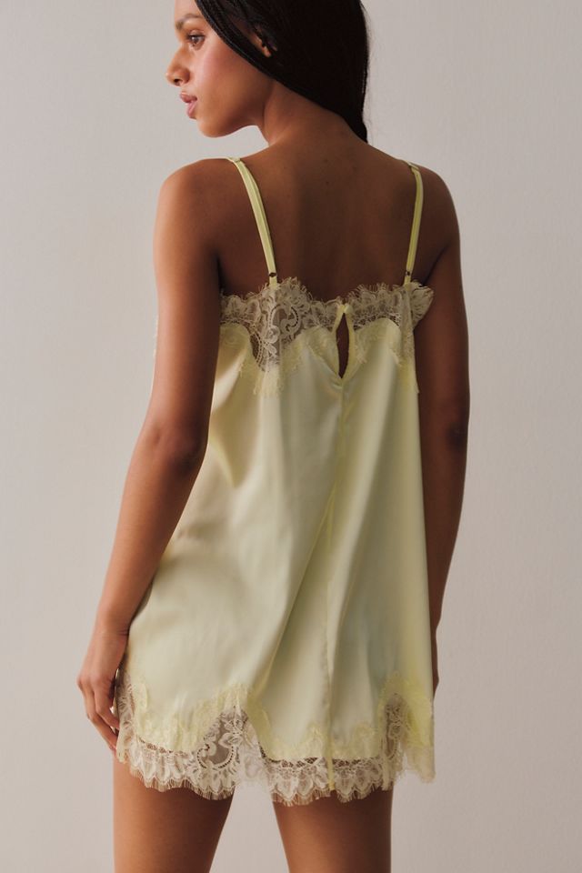 free people olivia satin dress Kat The Label Olivia Mini Slip Dress