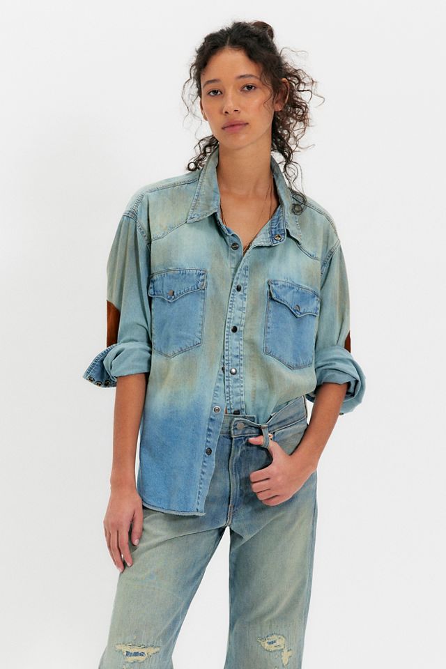 Found Western Denim Button Down #3