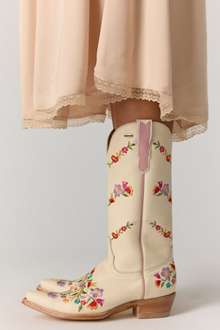 Midsommar Western Boots by Mexicana at Free People in White, Size: EU 39