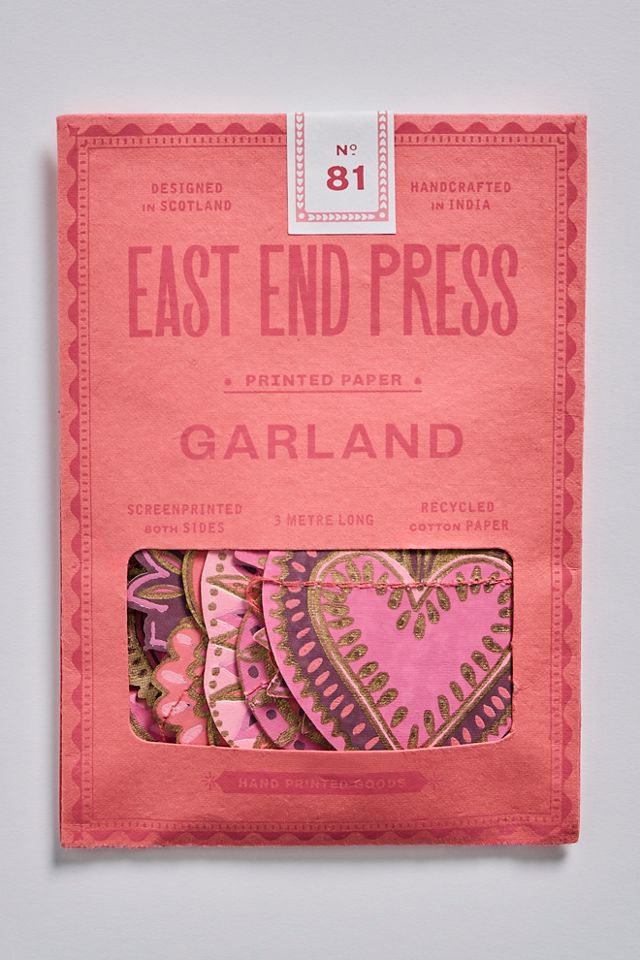 Sweet Hearts Sewn Garland #1