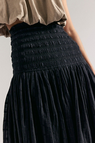 Женская юбка Free People Raven Solid Convertible Maxi, цвет: Чёрный — фото 3