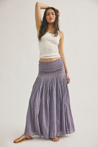 Raven Solid Convertible Maxi Skirt