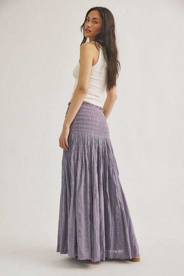 Raven Solid Convertible Maxi Skirt #1