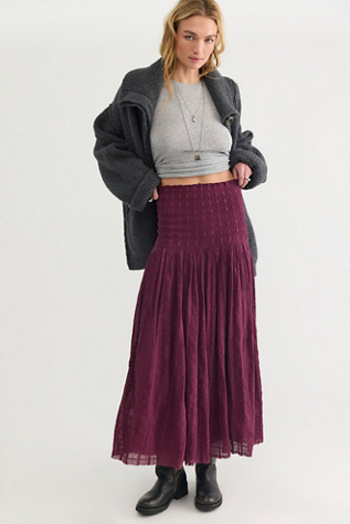 Raven Solid Convertible Maxi Skirt by Free People