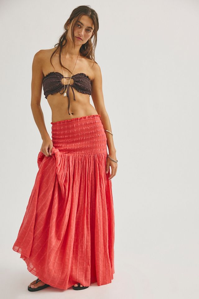 Raven Solid Convertible Maxi Skirt #3
