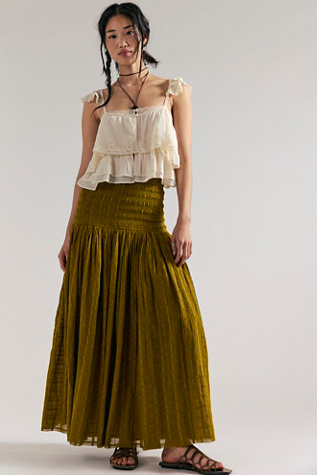 Raven Solid Convertible Maxi Skirt