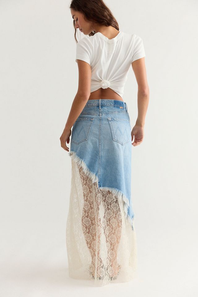 MOTHER The Peek-A-Boo Maxi Skirt #1
