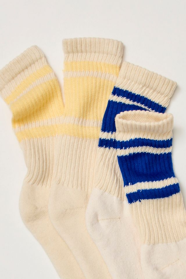 Mono Stripe Crew 2 Pack Socks #3