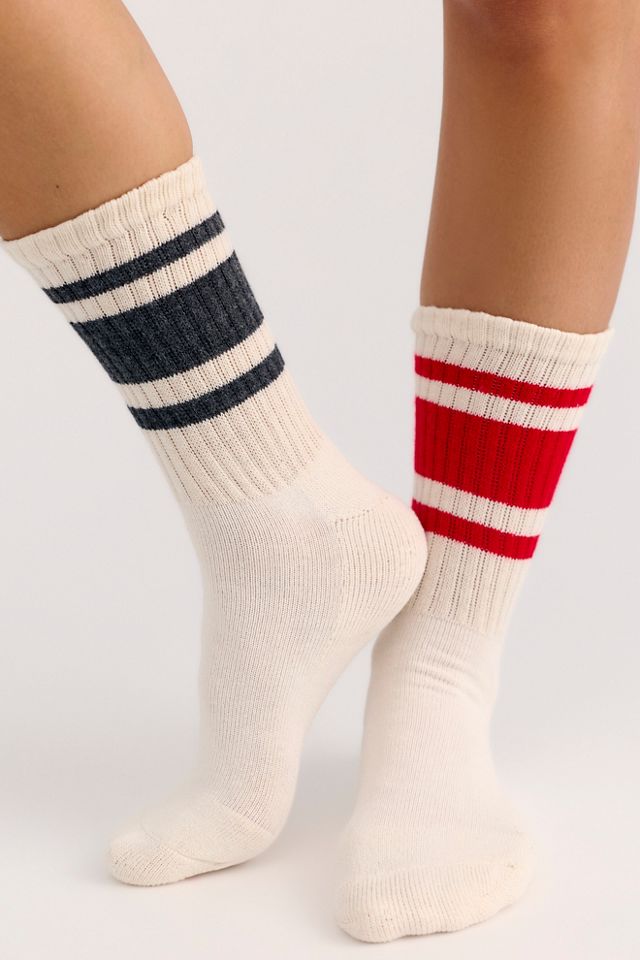 Mono Stripe Crew 2 Pack Socks #3