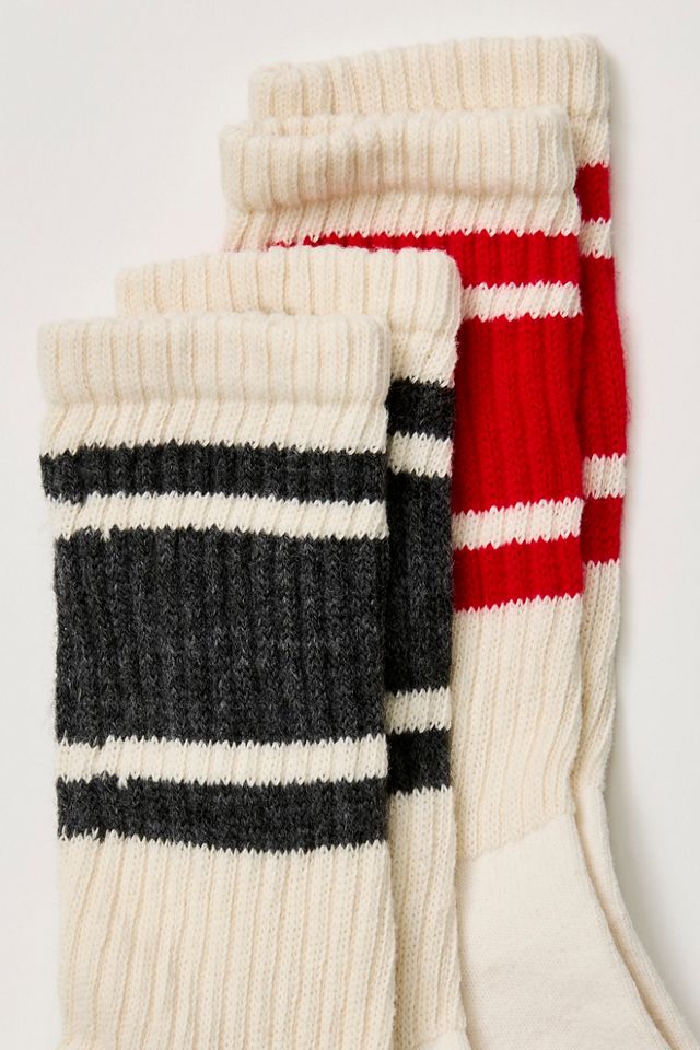 Mono Stripe Crew 2 Pack Socks #5