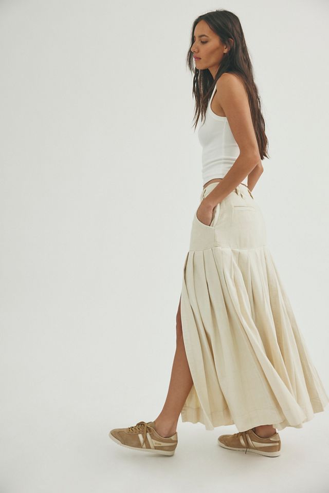 53rd Street Chino Maxi Skirt | Free People