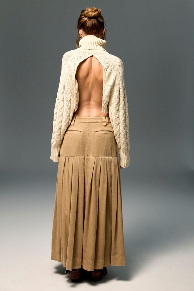 Jupe longue chino 53rd Street #1
