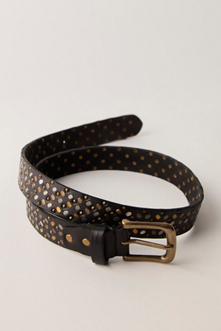 Женский ремень Free People Brie Stud Belt, цвет: Чёрный — фото 2