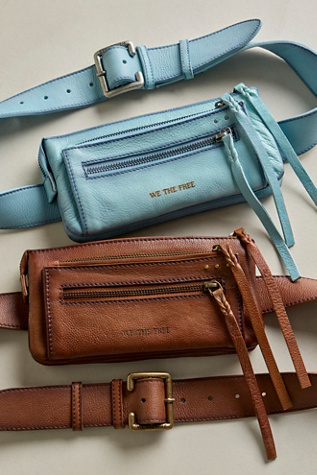 We The Free Emerson Pocket Belt at Free People in Brown, Size: S-M/P-M