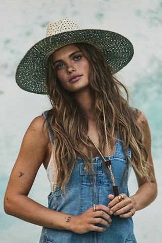 Montana Turquoise Wrap Felt Hat | Free People display picture 1