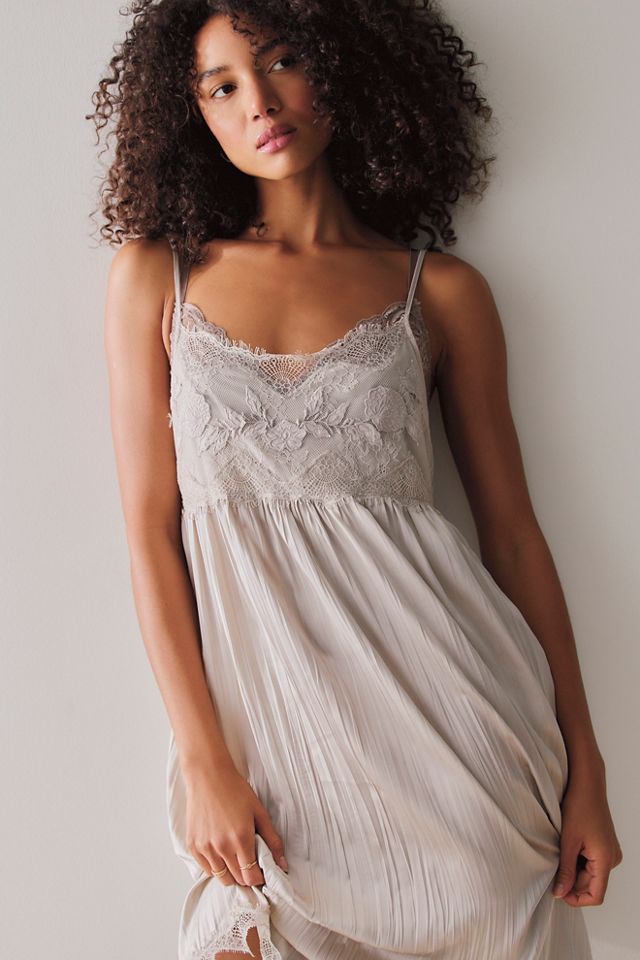 Table for Two Midi Slip Dress #4