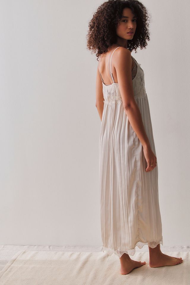 Table for Two Midi Slip Dress #5