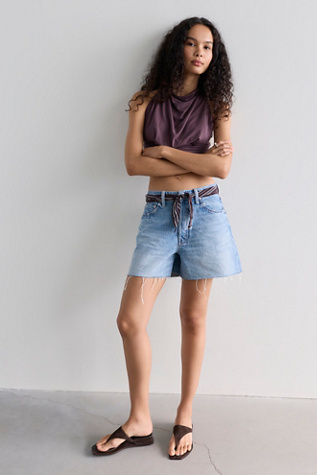 MOTHER Extra Mile Fray Shorts