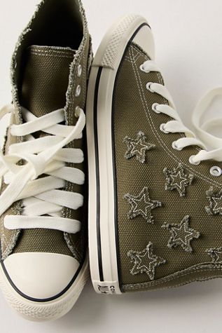 Chuck Taylor All Star Distressed Stars High-Top Sneakers