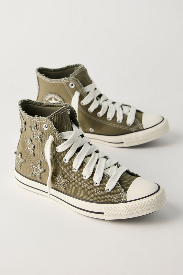 Chuck Taylor All Star Distressed Stars High-Top Sneakers #1