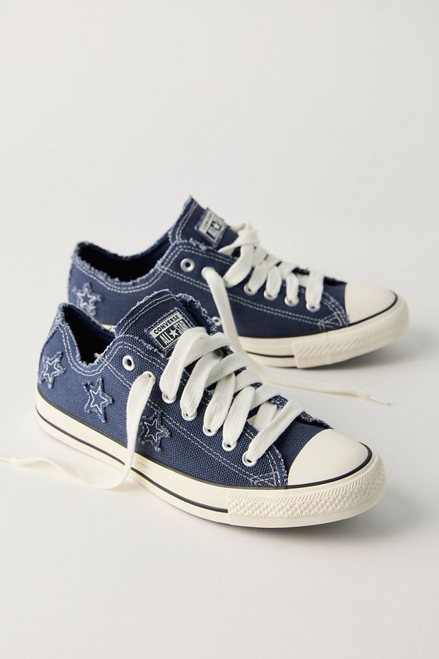 Chuck Taylor All Star Distressed Stars Low-Top Sneakers #1