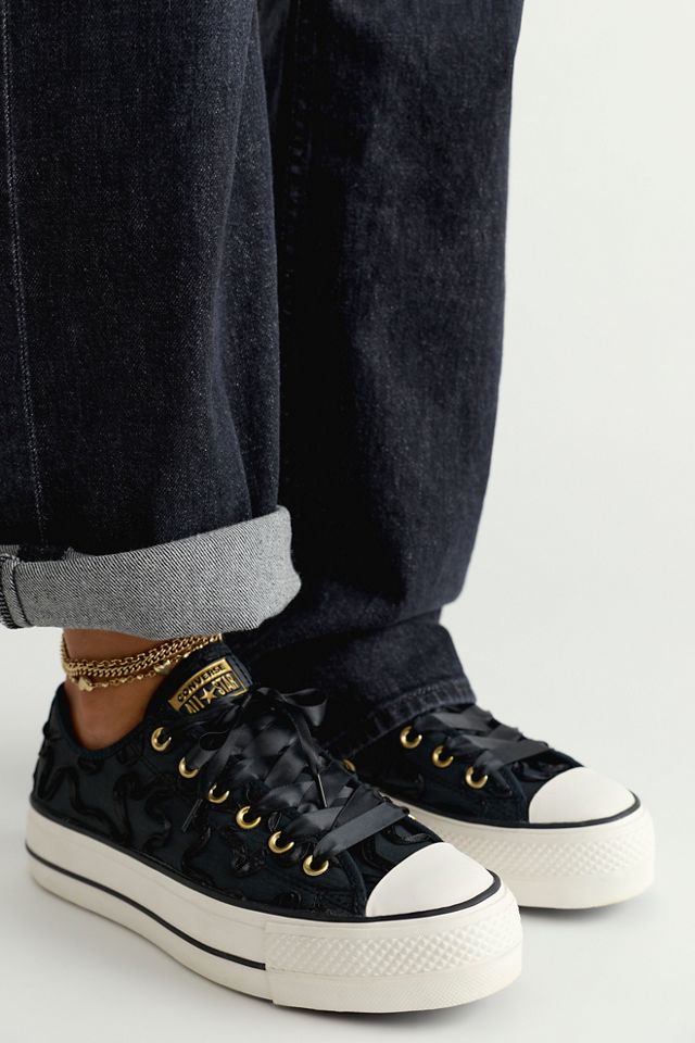 Chuck Taylor All Star Lift Ribbon Platform Low Top Sneakers #2