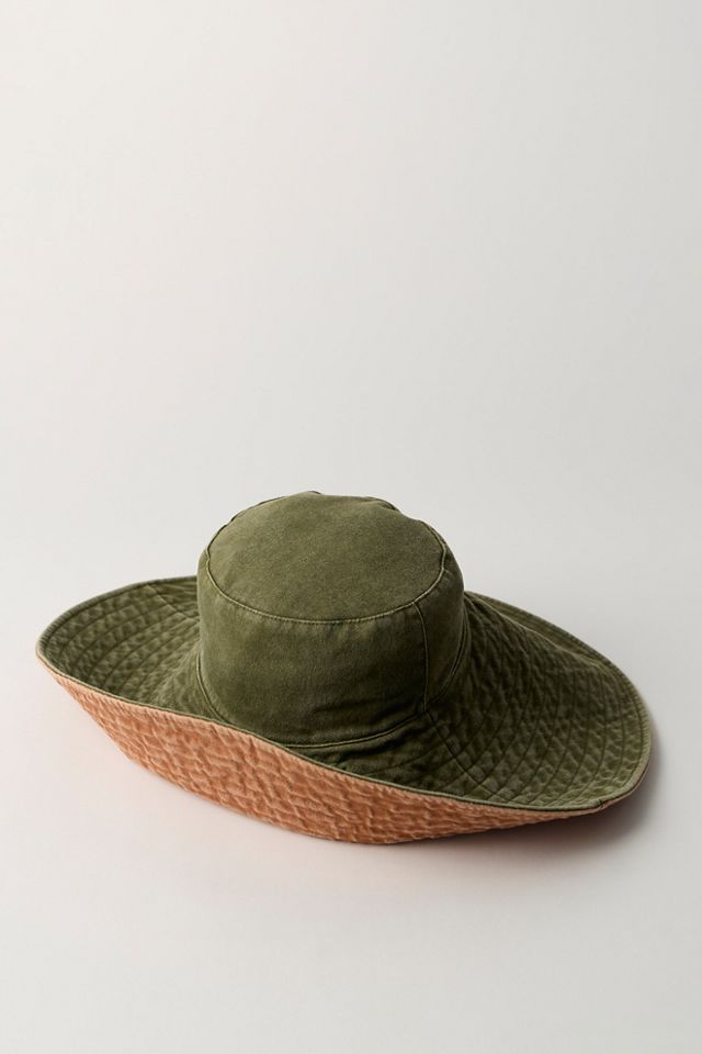Oversized Washed Bucket Hat #1