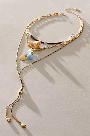 Lita Layered Lariat Necklace by Free People