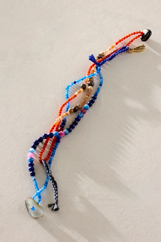 Halo Semiprecious Stone Bracelet