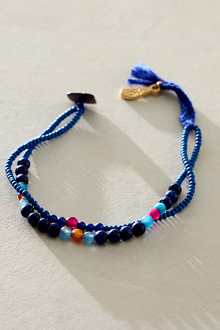 Halo Semiprecious Stone Bracelet
