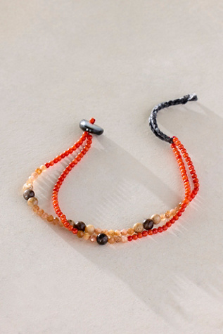 Bracelet en pierres semi-précieuses Halo