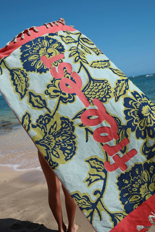 Serviette à franges Eden free-est