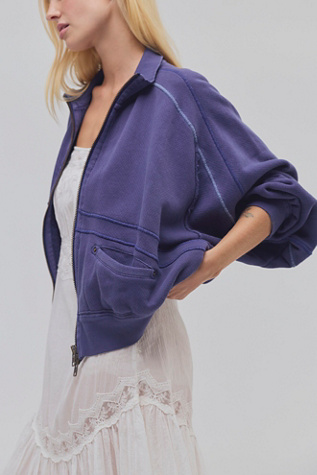 We The Free Thunder Cardi at Free People in Blueprint, Size: Medium