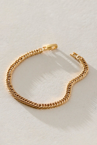 Dallas Metal Bracelet by Free People in Yellow