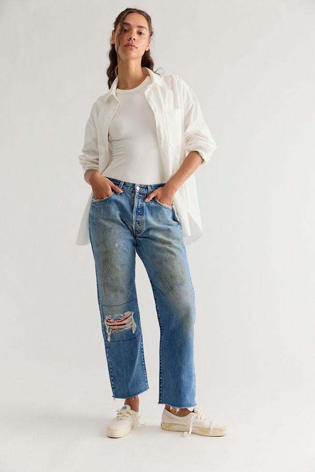 RE/DONE Levi's Bandana Boyfriend Jeans #2