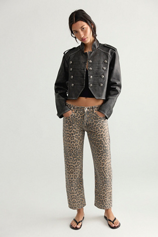 Jean court Blondie taille mi-haute RE/DONE