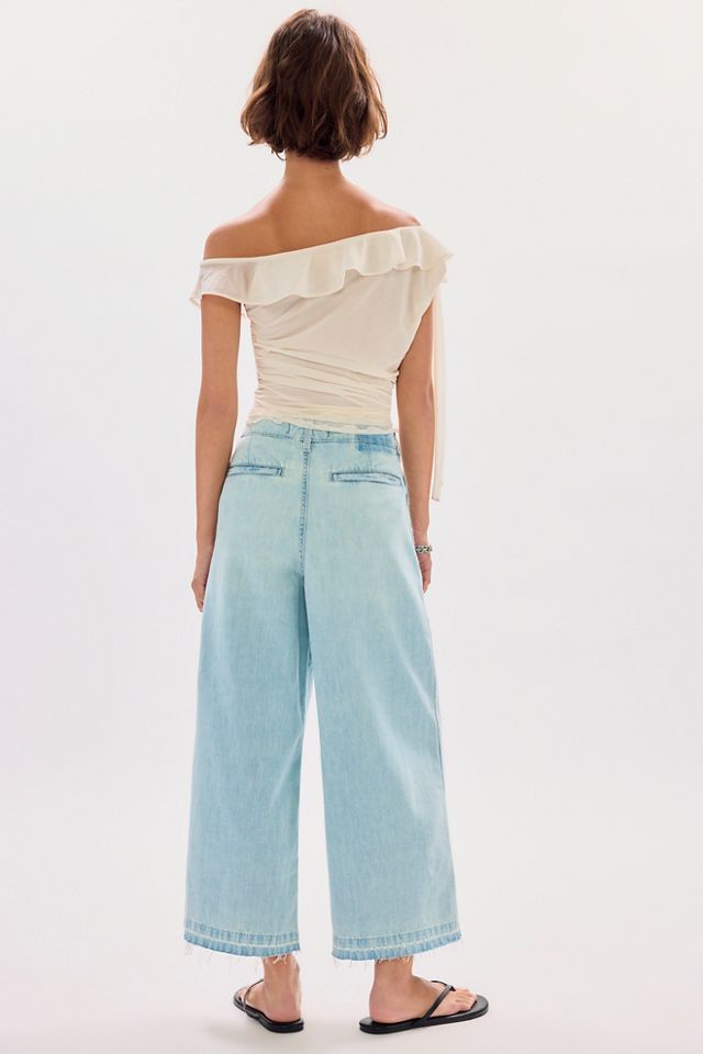 AMO Donna Cropped Denim Trouser #1
