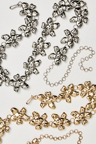 Spring Equinox Chain Belt by Free People in Silver