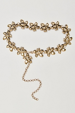 Spring Equinox Chain Belt at Free People in Gold Rush
