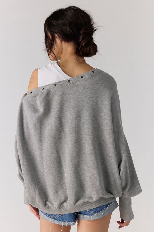 Parker Off-The-Shoulder Pullover #1