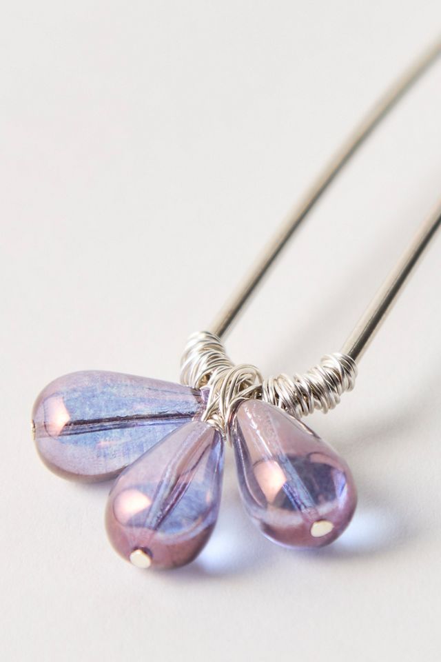 Manju Teardrop Hair Pin #1