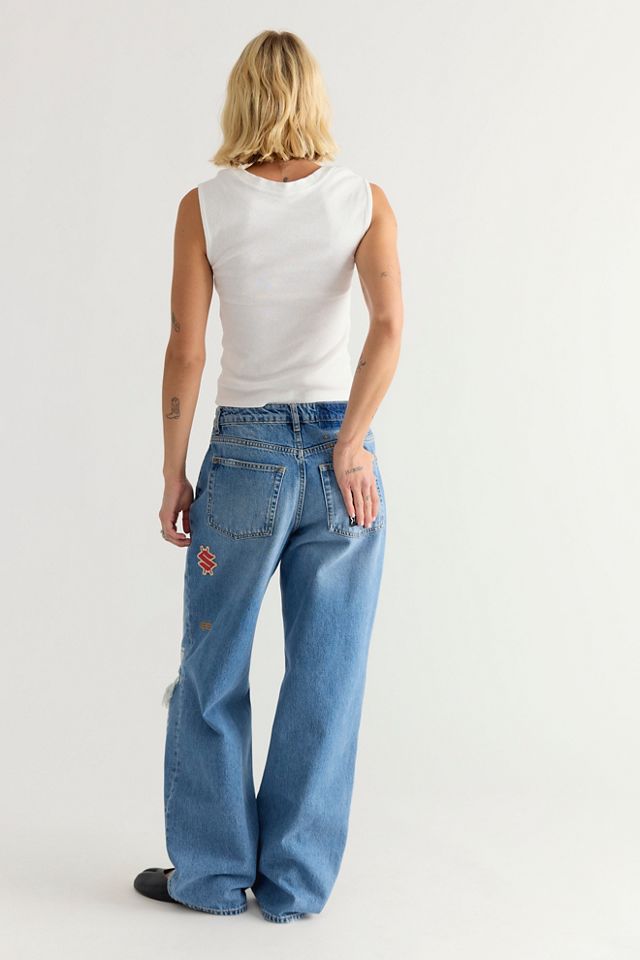 Ksubi Patched Low Rider Jeans #1