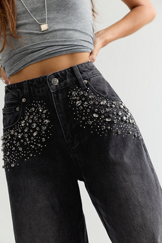 Jeans Low Rider ornés Ksubi