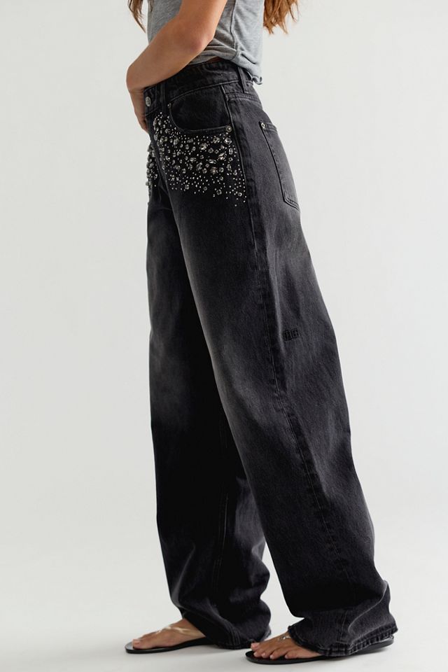 Ksubi Embellished Low Rider Jeans #2