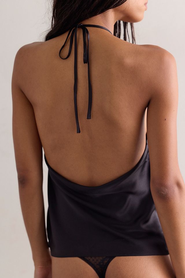 DONNI. The Silk Halter Top #1