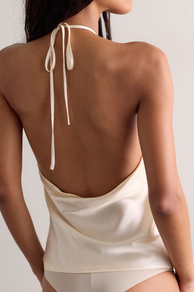 DONNI. The Silk Halter Top #1