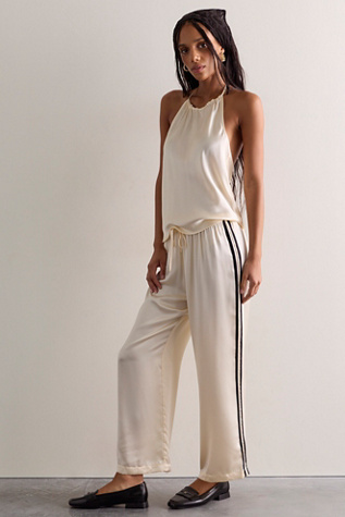 Женский топ DONNI. The Silk Halter Top, цвет: Creme — фото 3